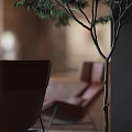 Industrial Style Restaurant Interior With Brick Walls Pendant Lights And Comfortable Seating