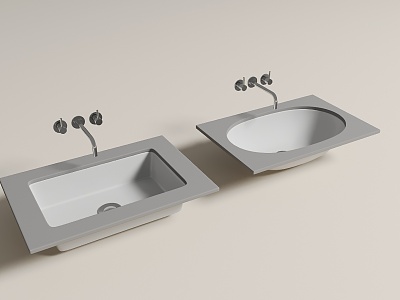 Modern wash basin wash basin 3d model