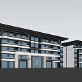 multi-storey residential design 3d model