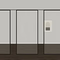 glass partition bathroom partition changhong glass partition wall oil sand glass partition living room partition screen partition restaurant partition 3d model
