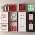 Fire hydrant fire extinguisher fire hydrant safety exit 3d model