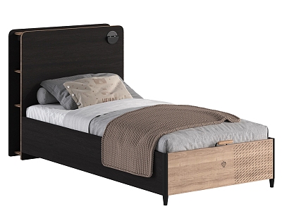 Modern Single Bed Fabric Single Bed model