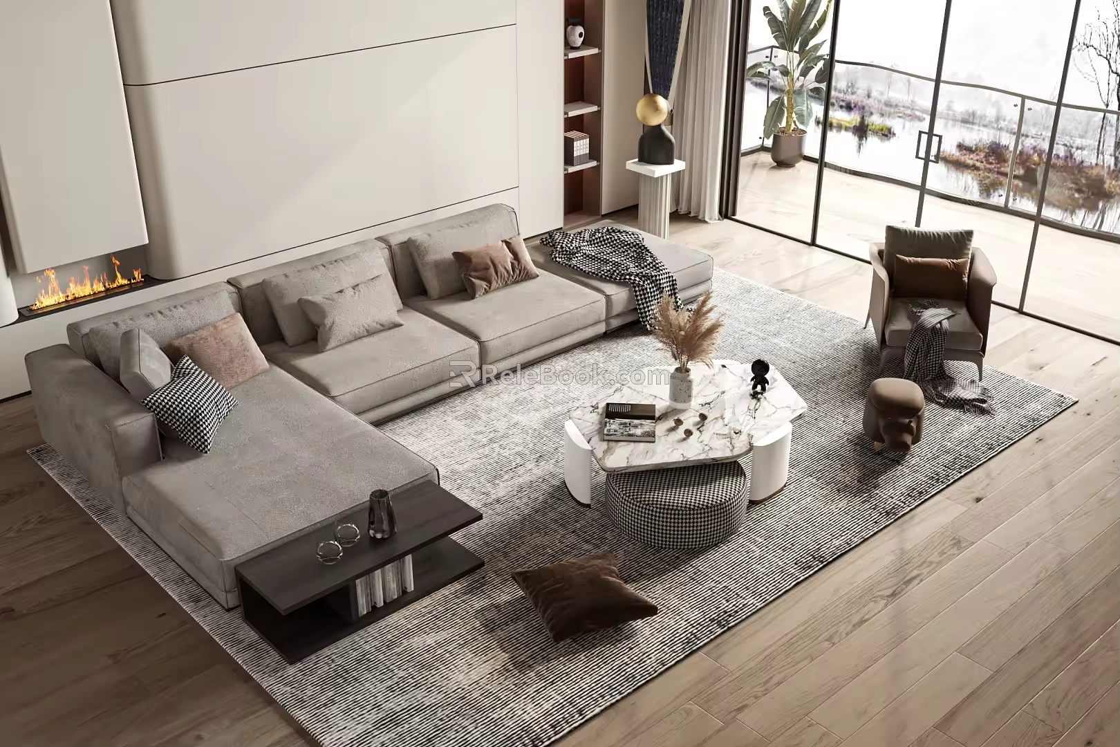Style Sofa 3d model