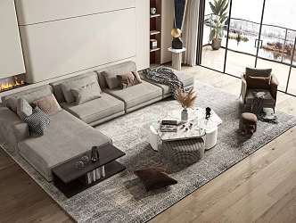 Style Sofa 3d model