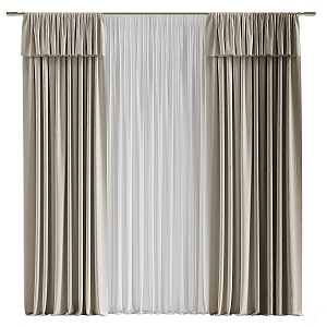 Curtains 3d model