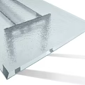 Modern Minimalist Dining Table With Marble Top And Sleek Metal Legs