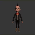 Stylish Casual Outfit with Black Jacket Yellow Inner Black Pants and Brown Boots