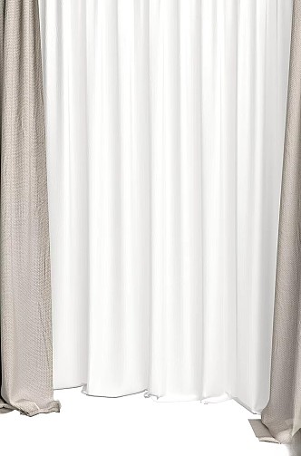 Exquisite curtains 3d model