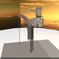 Heavy Duty Metal Industrial Equipment With Tower Structure Rotating Arm Chain And Gears