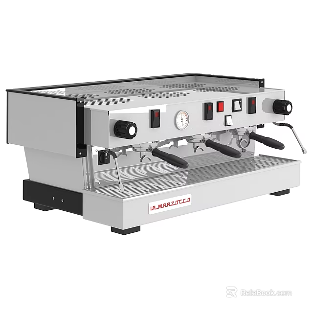 Professional La Marzocco Espresso Machine Stainless Steel Kitchen Appliance With Commercial Grade Design For Home Kitchen Use 3d model 