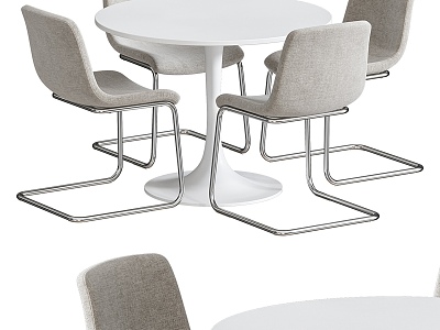 DOCKSTA LUSTEBO IKEA tables and chairs 3d model