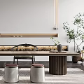 Quiet Tea Room 3d model
