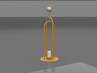 Modern Candlestick 3d model