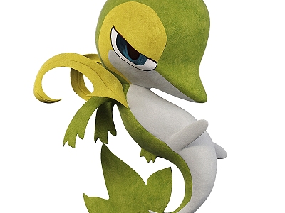 Cartoon Pokemon Vine Snake Pokemon Vine Snake Pokemon Monster Cartoon Cute Animal model