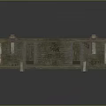 Vintage Wooden Crate Design With Rustic Texture And Metal Straps