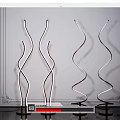 Modern floor lamp 3d model