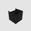 Modern Black Square Downlight Spotlight With Matte Finish For Interior