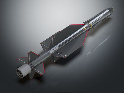 modern missile warfare thunder 3d model