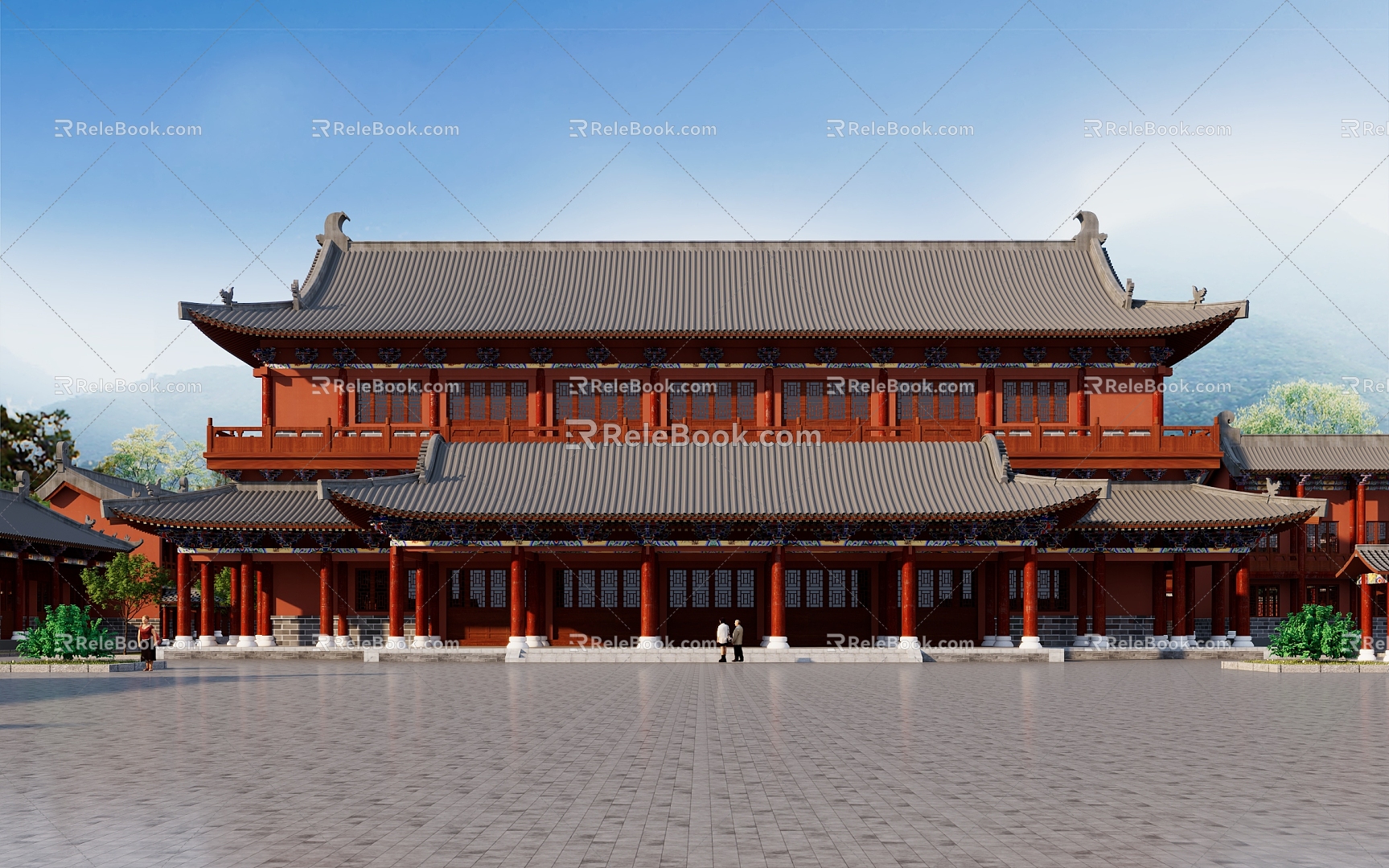 ancient temple 3d model