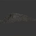 Gray Gravel Pile With Rough Texture And Irregular Natural Stone Pieces