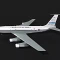 United States Air Force Large Transport Aircraft With National Insignia And Engines