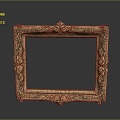 European-style Photo Frame Antique Photo Frame Classical Photo Frame 3d model