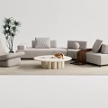 Modern Sofa Coffee Table Combination Sofa Coffee Table 3d model