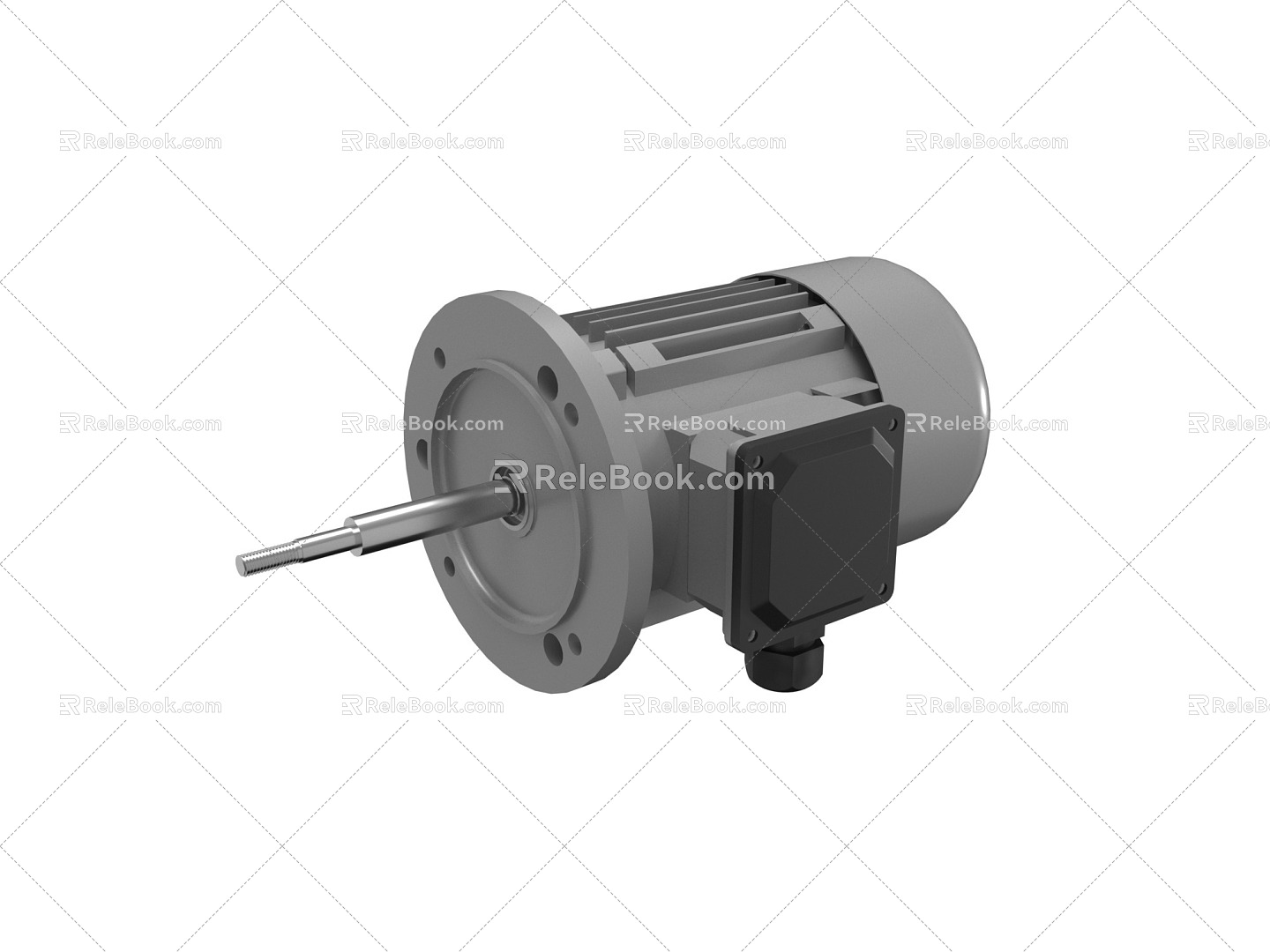 Motor motor long shaft motor 3d model