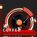 Zhuzhu Road 22 Photo Spot With Vinyl Record Coffee Sign Street Lamp And Music Notes