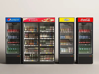 Freezer Beverage Cabinet Freezer Cabinet Fresh-keeping Cabinet Freezer Wine Cabinet Display Cabinet Cold Drink Cabinet 3d model
