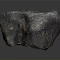 Cosmic Meteorite From Outer Space With Textured Surface For Astronomy Study