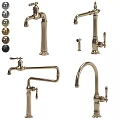 Elegant Modern Brass Faucets With Various Styles And Gold Black Finishes