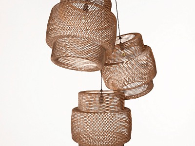 Wicker chandelier model