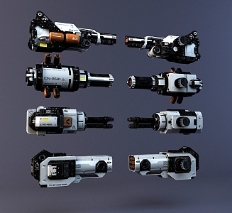 Modern weapons 3d model