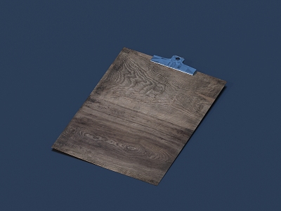 Stationery folder daily necessities 3d model