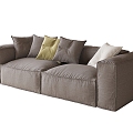 Modern double sofa 3d model