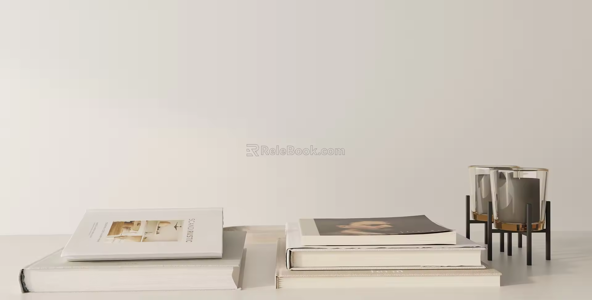 Modern ornaments combination 3d model