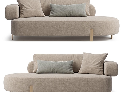 Double sofa 3d model