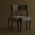 Modern Dining Chairs With White Upholstered Seats And Dark Metal Frames