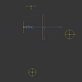 Modern Gray and Orange Wardrobes with Sleek Cabinet Doors and Metal Handles
