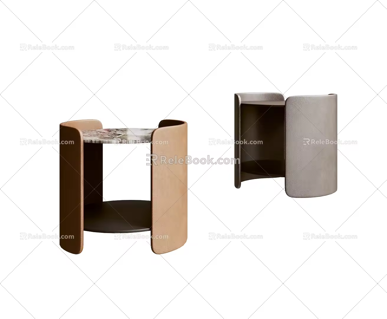Bedside table 3d model