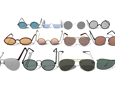 Trendy Gold Silver Jewelry Collection With Necklaces Earrings Rings And Bracelets 3d model