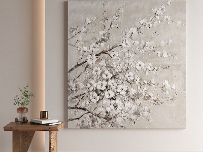 Modern plant painting decorative painting model