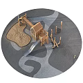 Kids Outdoor Wooden Fitness Playground With Slide Sandpit And Climbing Frame