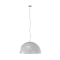 Sleek Modern Black Metal Hemispherical Pendant Light With Gold Lining For Home Interior