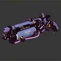 Science Fiction Firearms Next Generation Firearms Science Fiction Game Gun Game Firearms Game Gun Concept Gun Laser Gun 3d model