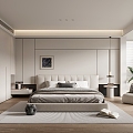 Modern Bedroom Home Bedroom 3d model