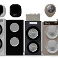 Modern Washing Machines With Different Stylish Design Styles For Home Interior
