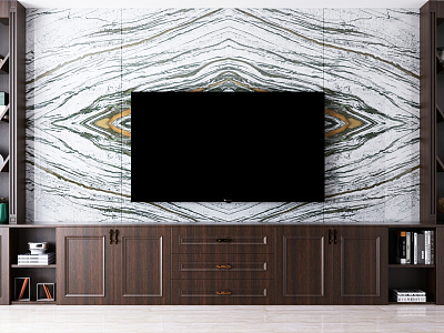 New Chinese TV Background Cabinet TV Cabinet model