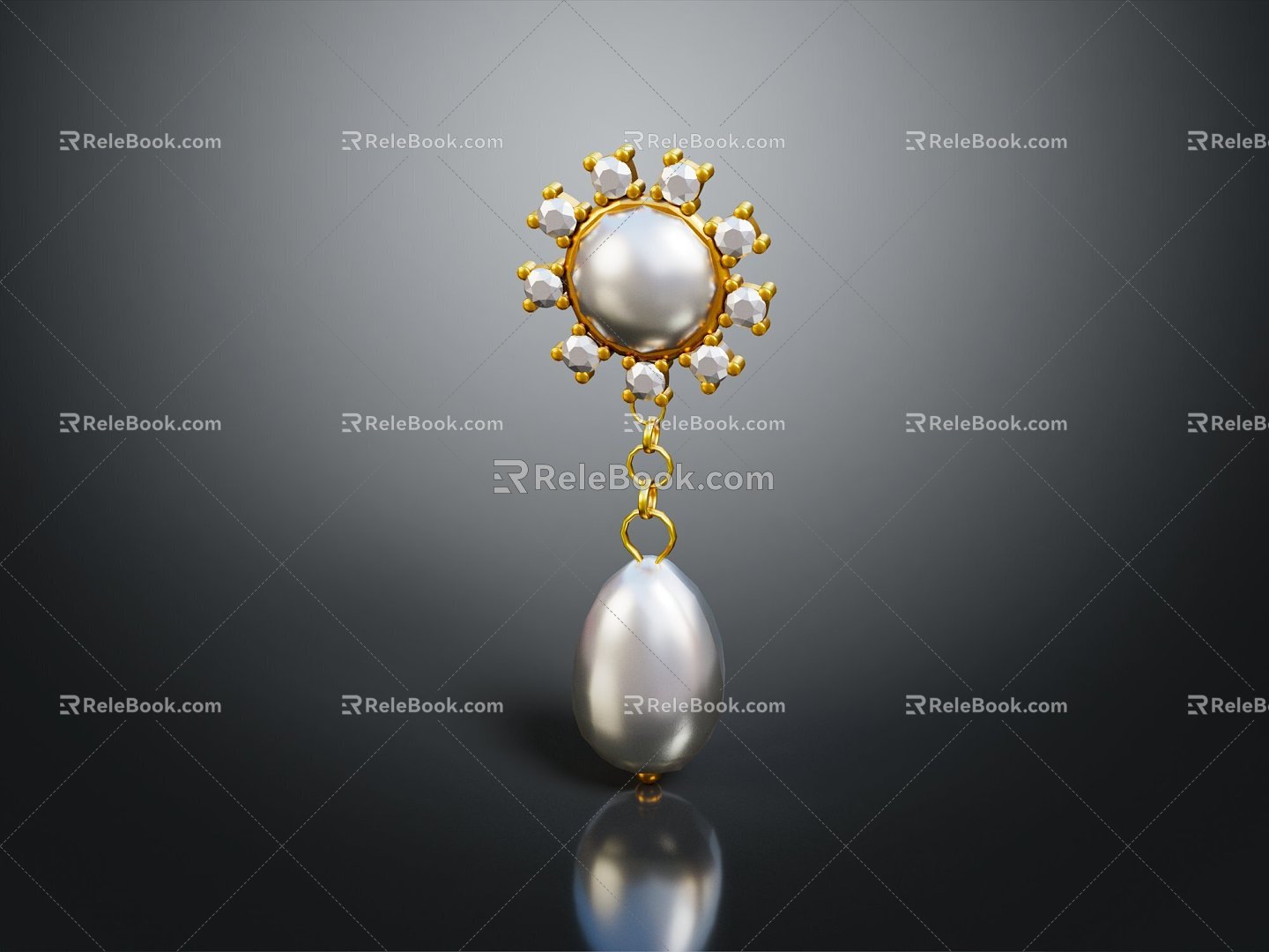 Modern Earrings Earrings Pendant Pendant Jewel Pendant 3d model